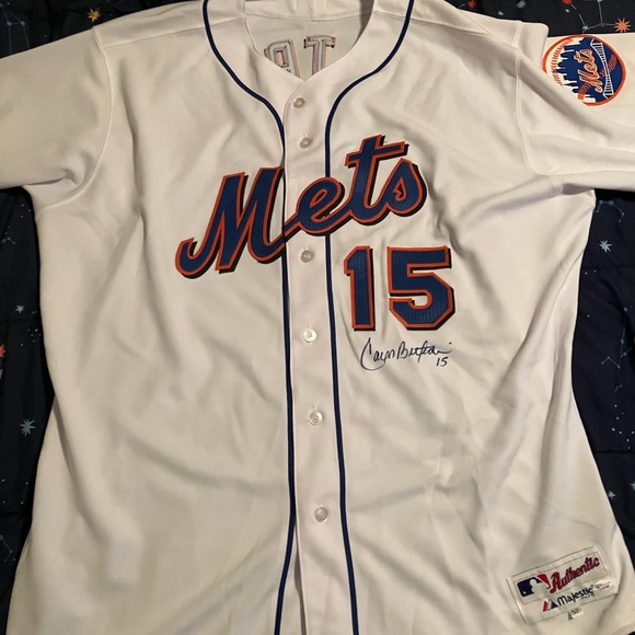 Authentic Original Vintage Style White and Blue Mets Jersey - Picture 3 of 3